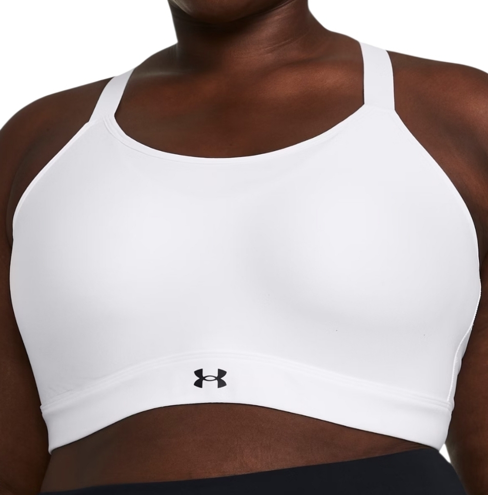 Under Armour Sports Bra White Women's Plus Size 2X
